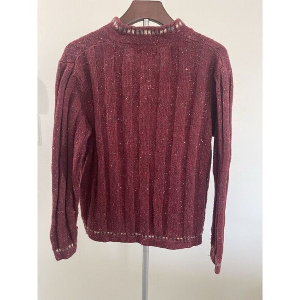 Woolrich Quarter Zip Sweater Size Large Women's Wine Red - Picture 8 of 10